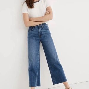 Slim wide leg crop - size 28